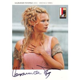 Autogramm Schauspieler | Veronica FERRES | 2003 (Portrait Color) Salzburg