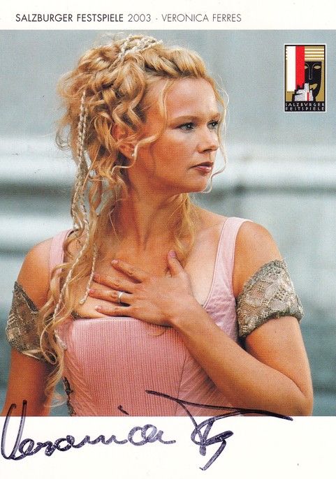 Autogramm Schauspieler | Veronica FERRES | 2003 (Portrait Color) Salzburg