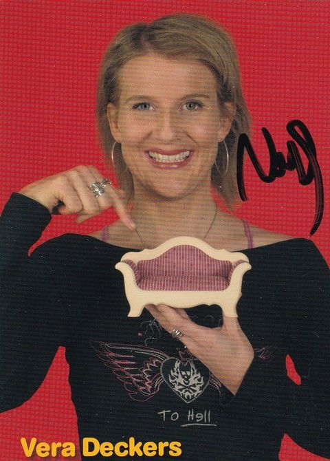 Autogramm Comedy | Vera DECKERS | 2000er (Portrait Color) Positiv