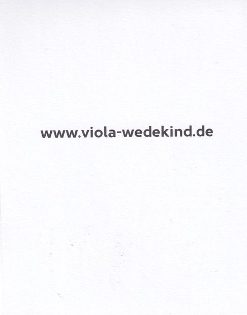 Autogramm Schauspieler | Viola WEDEKIND | 2010er (Portrait Color) Website