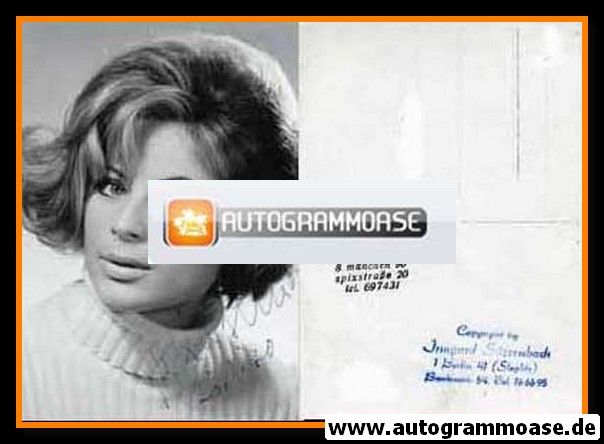 Autogramm Schauspieler | Jutta SIMON | 1970er (Portrait SW)