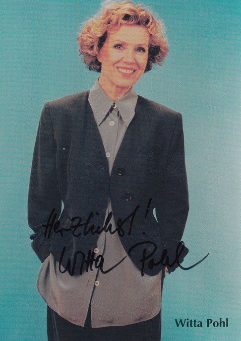 Autogramm Schauspieler | Witta POHL | 2000er (Portrait Color) Tratz