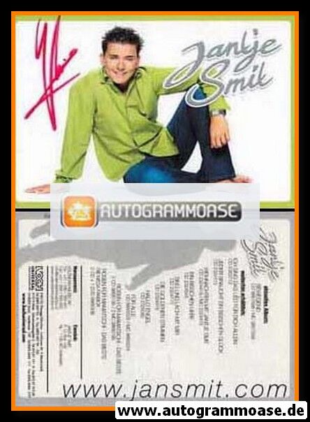 Autogramm Schlager | Jantje SMIT | 2004 "Bewegend" (Portrait Color Koch)