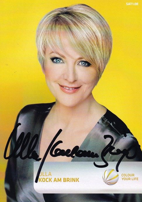 Autogramm TV | SAT1 | Ulla KOCK AM BRINK | 2000er (Portrait Color) Pick