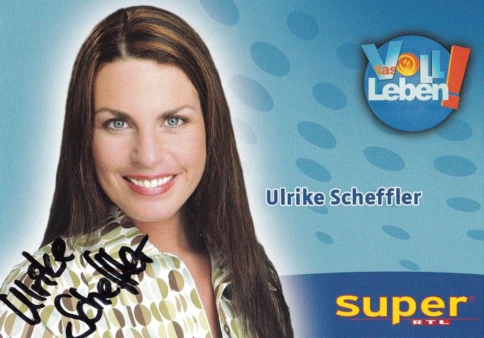 Autogramm TV | Super RTL | Ulrike SCHEFFLER | 2000er "Voll Das Leben"