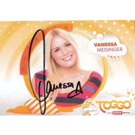 Autogramm TV | Super RTL | Vanessa MEISINGER | 2010er "Toggo" (Portrait Color)