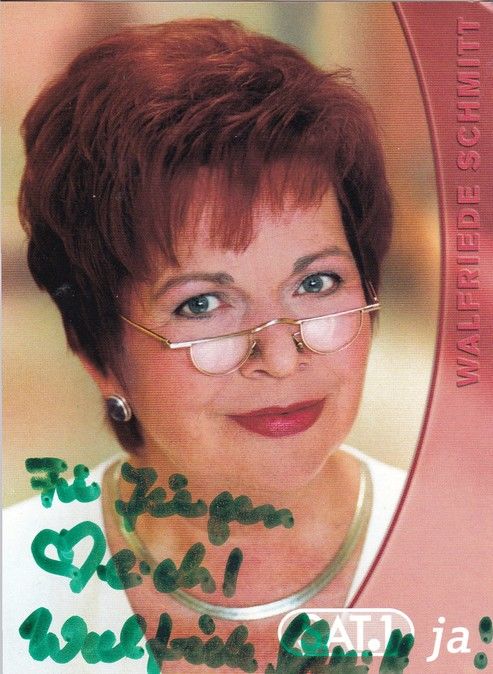 Autogramm TV | SAT1 | Walfriede SCHMITT | 2000er "Für Alle Fälle Stefanie" (Flynn)