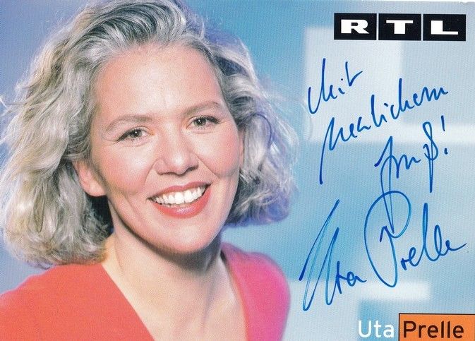 Autogramm TV | RTL | Uta PRELLE | 2000er "Hinter Gittern" (Erhard)