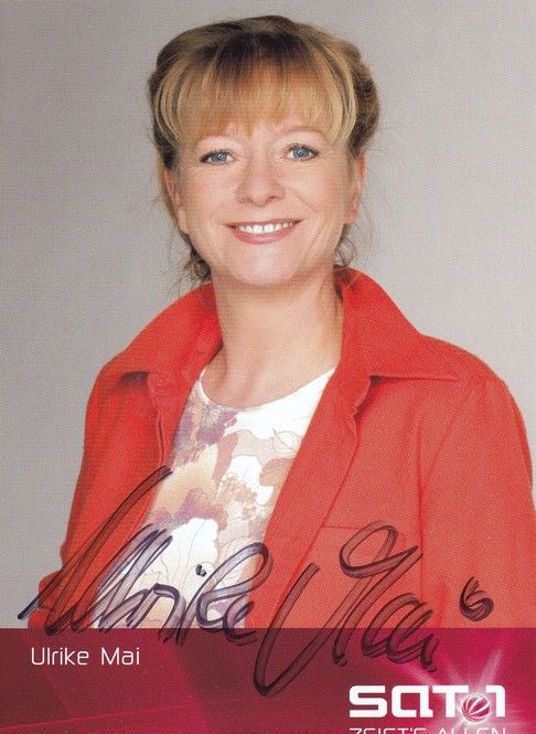 Autogramm TV | SAT1 | Ulrike MAI | 2000er "Verliebt In Berlin" (Kowalski) 2
