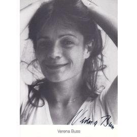 Autogramm Schauspieler | Verena BUSS | 1980er (Portrait SW)