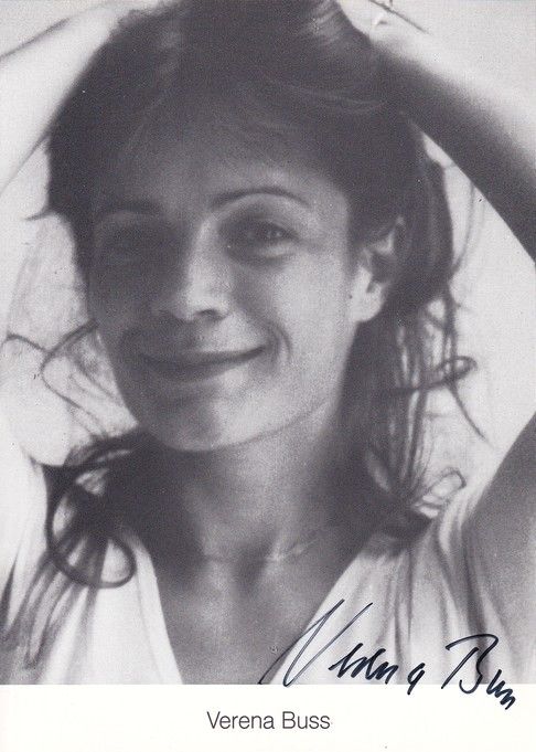 Autogramm Schauspieler | Verena BUSS | 1980er (Portrait SW)