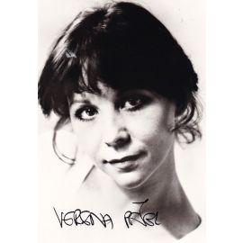 Autogramm Schauspieler | Verena PETER | 1980er (Portrait SW)