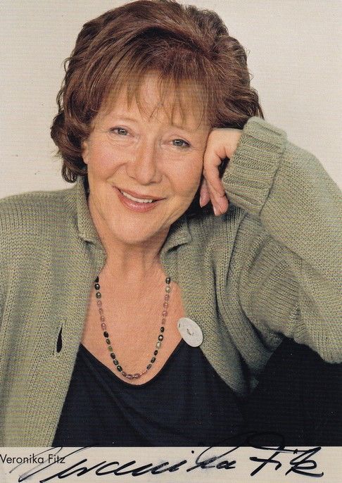 Autogramm Schauspieler | Veronika FITZ | 1980er (Portrait Color)