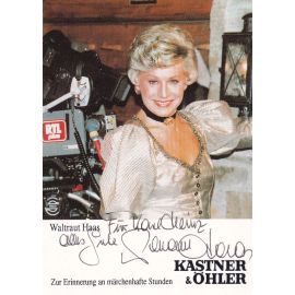 Autogramm Schauspieler | Waltraut HAAS | 1990er (Portrait Color) Kastner