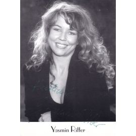Autogramm Schauspieler | Yasmin RITTER | 1990er (Portrait SW)