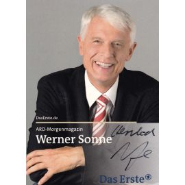 Autogramm TV | ARD | Werner SONNE | 2000er "Morgenmagazin" (Sachs)