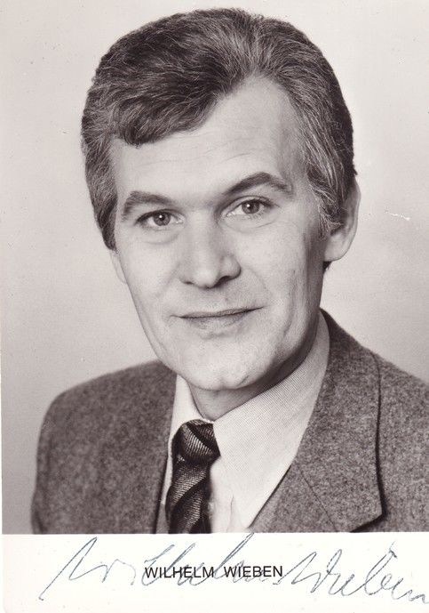 Autogramm TV | ARD | Wilhelm WIEBEN | 1980er (Portrait SW Rüdel) Kaiser