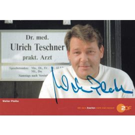 Autogramm TV | ZDF | Walter PLATHE | 2000er "Der Landarzt" (Portrait Color) Began