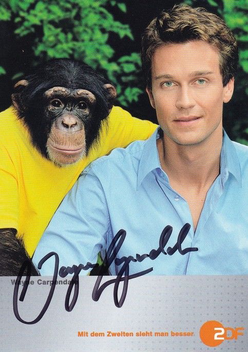 Autogramm TV | ZDF | Wayne CARPENDALE | 2006 "Unser Charly" (Portrait Color) Knoke