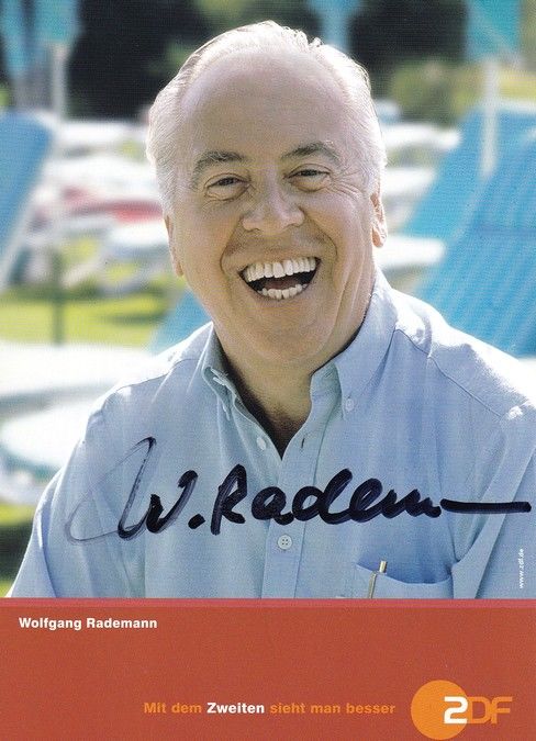 Autogramm TV | ZDF | Wolfgang RADEMANN | 2000er (Portrait Color) Bartling