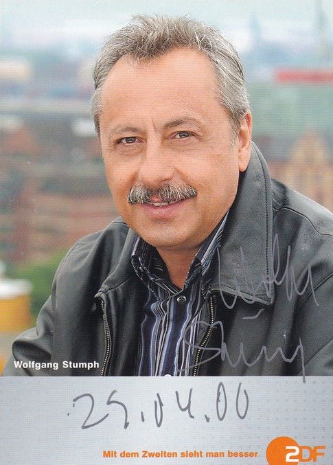 Autogramm TV | ZDF | Wolfgang STUMPH | 2000er (Portrait Color) Maack
