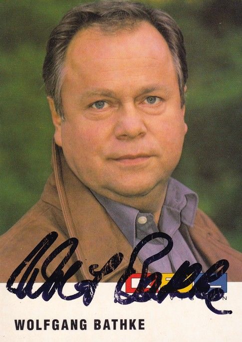 Autogramm TV | RTL | Wolfgang BATHKE | 1990er (Portrait Color) Baumgartner