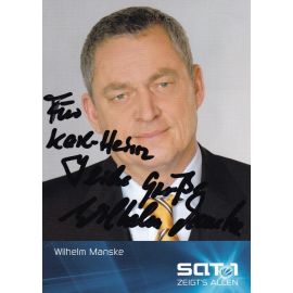 Autogramm TV | SAT1 | Wilhelm MANSKE | 2000er "Verliebt In Berlin" (Kowalski)