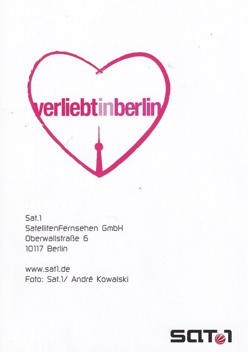 Autogramm TV | SAT1 | Wilhelm MANSKE | 2000er "Verliebt In Berlin" (Kowalski)