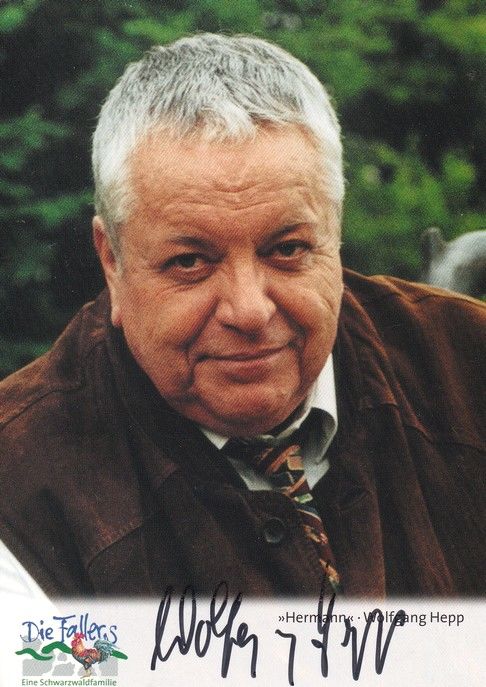 Autogramm TV | SWR | Wolfgang HEPP | 2001 "Die Fallers" (Schweigert)