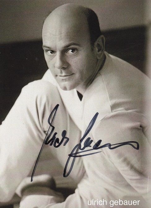 Autogramm Schauspieler | Ulrich GEBAUER | 2000er (Portrait SW) Kappus