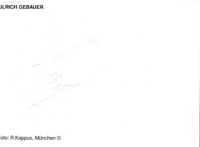Autogramm Schauspieler | Ulrich GEBAUER | 2000er (Portrait SW) Kappus