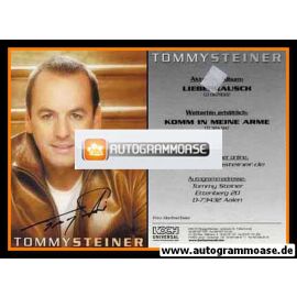 Autogramm Schlager | Tommy STEINER | 2003 "Liebesrausch" (Koch)