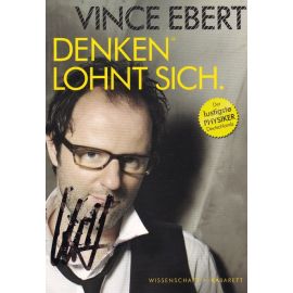Autogramm Comedy | Vince EBERT | 2009 "Denken Lohnt Sich" (Tourplan)