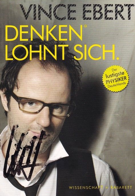 Autogramm Comedy | Vince EBERT | 2009 "Denken Lohnt Sich" (Tourplan)