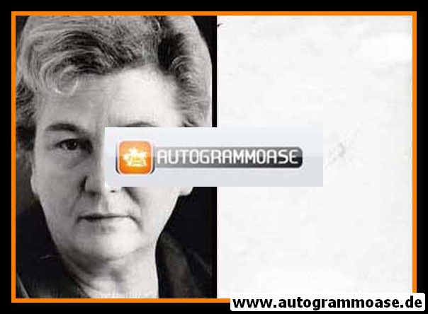 Autogramm Schauspieler | Anna STEINWEG | 1970er (Portrait SW)