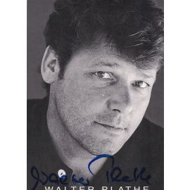 Autogramm Schauspieler | Walter PLATHE | 1990er (Portrait SW Rüdel) Linke