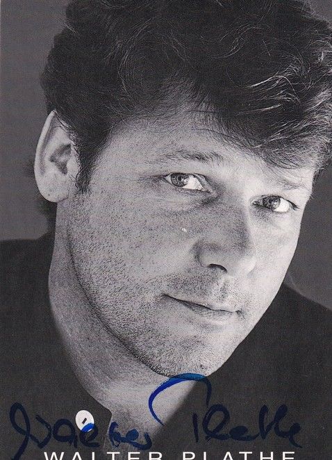 Autogramm Schauspieler | Walter PLATHE | 1990er (Portrait SW Rüdel) Linke