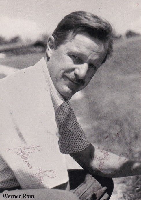 Autogramm Schauspieler | Werner ROM | 1990er (Portrait SW Rüdel) Buidl