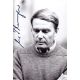 Autogramm Schauspieler | Lothar BLUMHAGEN | 1990er Foto (Portrait SW)