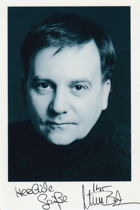 Autogramm Schauspieler | UNBEKANNT | 2000er Foto (Portrait SW) 2023092601