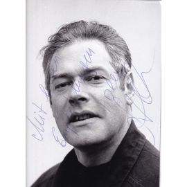 Autogramm Schauspieler | Pjotr OLEV | 2000er Foto (Portrait SW)