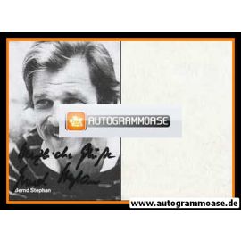 Autogramm Schauspieler | Bernd STEPHAN | 1970er (Portrait SW)