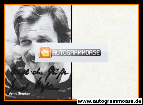 Autogramm Schauspieler | Bernd STEPHAN | 1970er (Portrait SW)