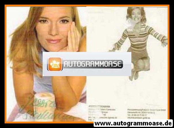 Autogramm Schauspieler | Jessica STOCKMANN | 2000er (Portrait Color) Red Point