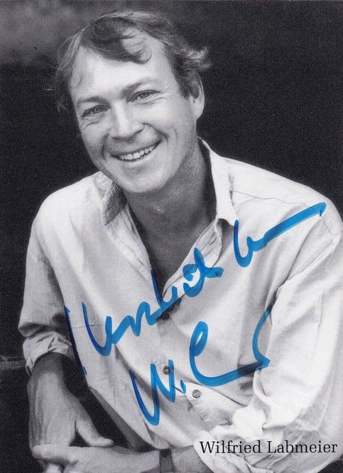 Autogramm Schauspieler | Wilfried LABMEIER | 1990er (Portrait SW)