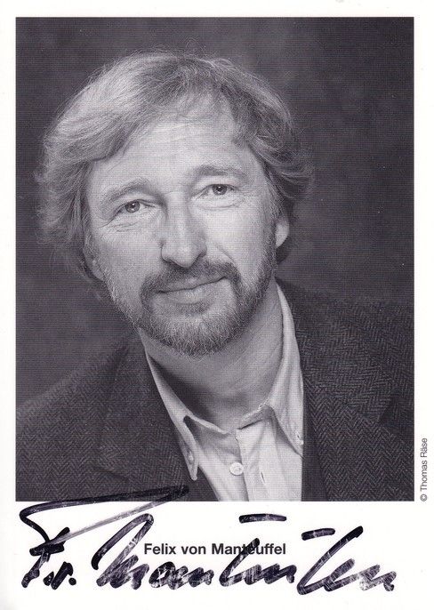 Autogramm Schauspieler | Felix VON MANTEUFFEL | 2000er (Portrait SW) Räse