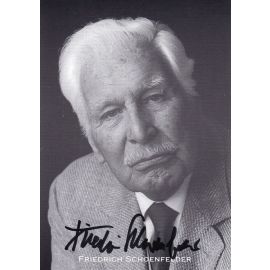Autogramm Schauspieler | Friedrich SCHOENFELDER | 1980er (Portrait SW) Reinke