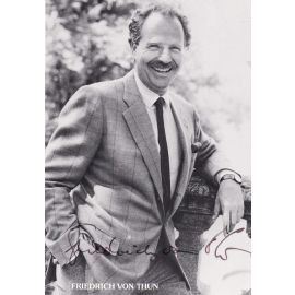 Autogramm Schauspieler | Friedrich VON THUN | 2000er (Portrait SW)