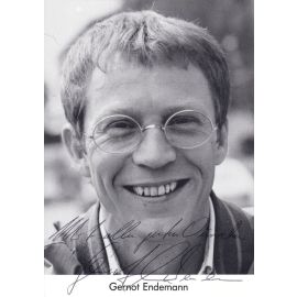 Autogramm Schauspieler | Gernot ENDEMANN | 1990er (Portrait SW) 1