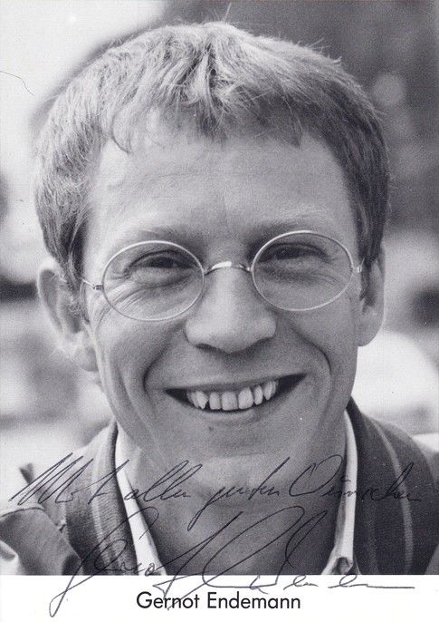Autogramm Schauspieler | Gernot ENDEMANN | 1990er (Portrait SW) 1